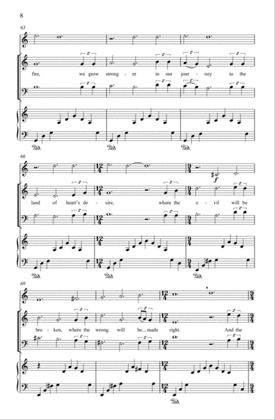 Pilgrim Spring 4-Part scores gallery preview page 3