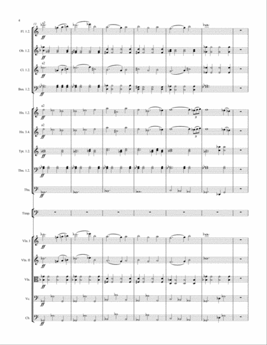 Blue Heart Blue Heart Full Orchestra scores gallery preview page 4