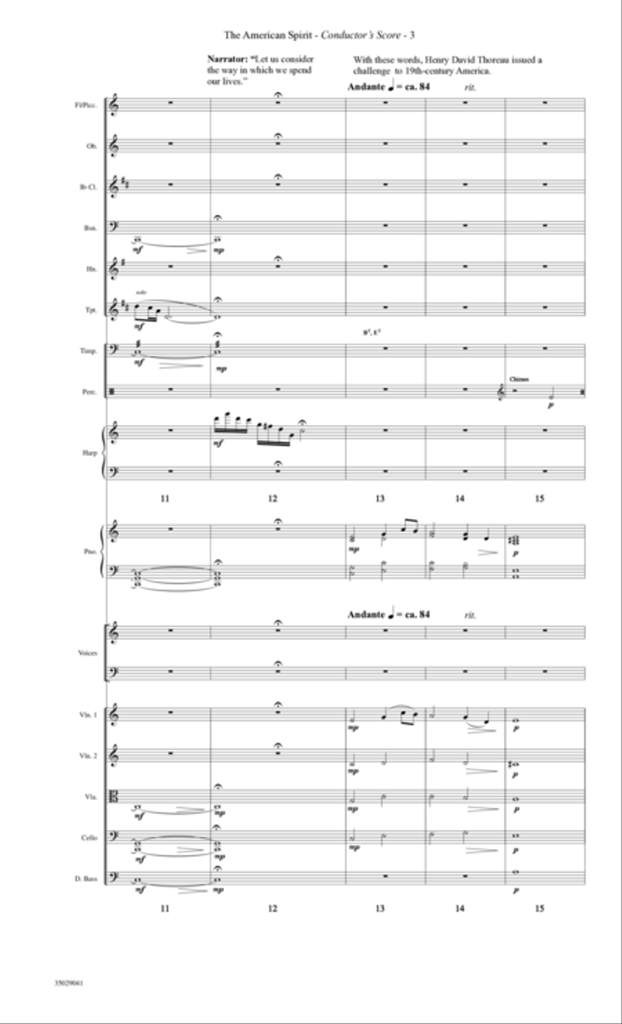 The American Spirit - Score Choir scores gallery preview page 3