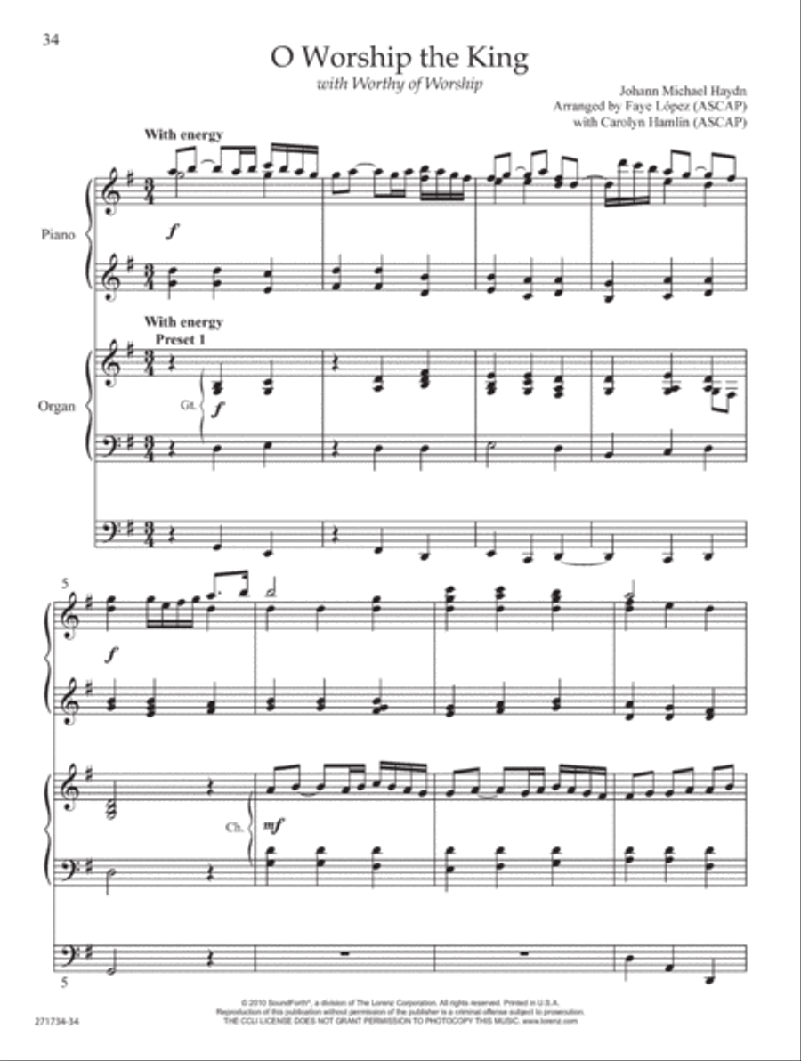 Grace So Amazing Organ scores gallery preview page 17