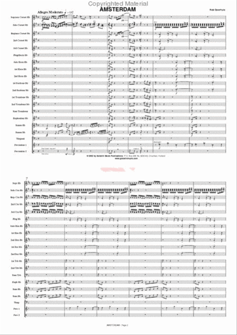 Amsterdam Amsterdam Brass Band scores gallery preview page 2