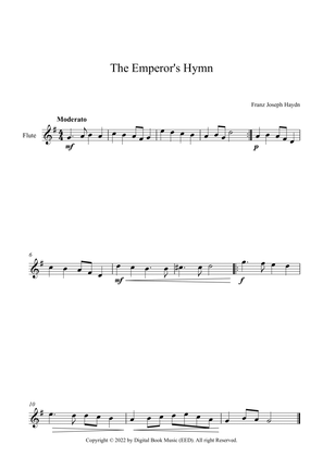 Book cover for The Emperor's Hymn - Franz Joseph Haydn (Flute)