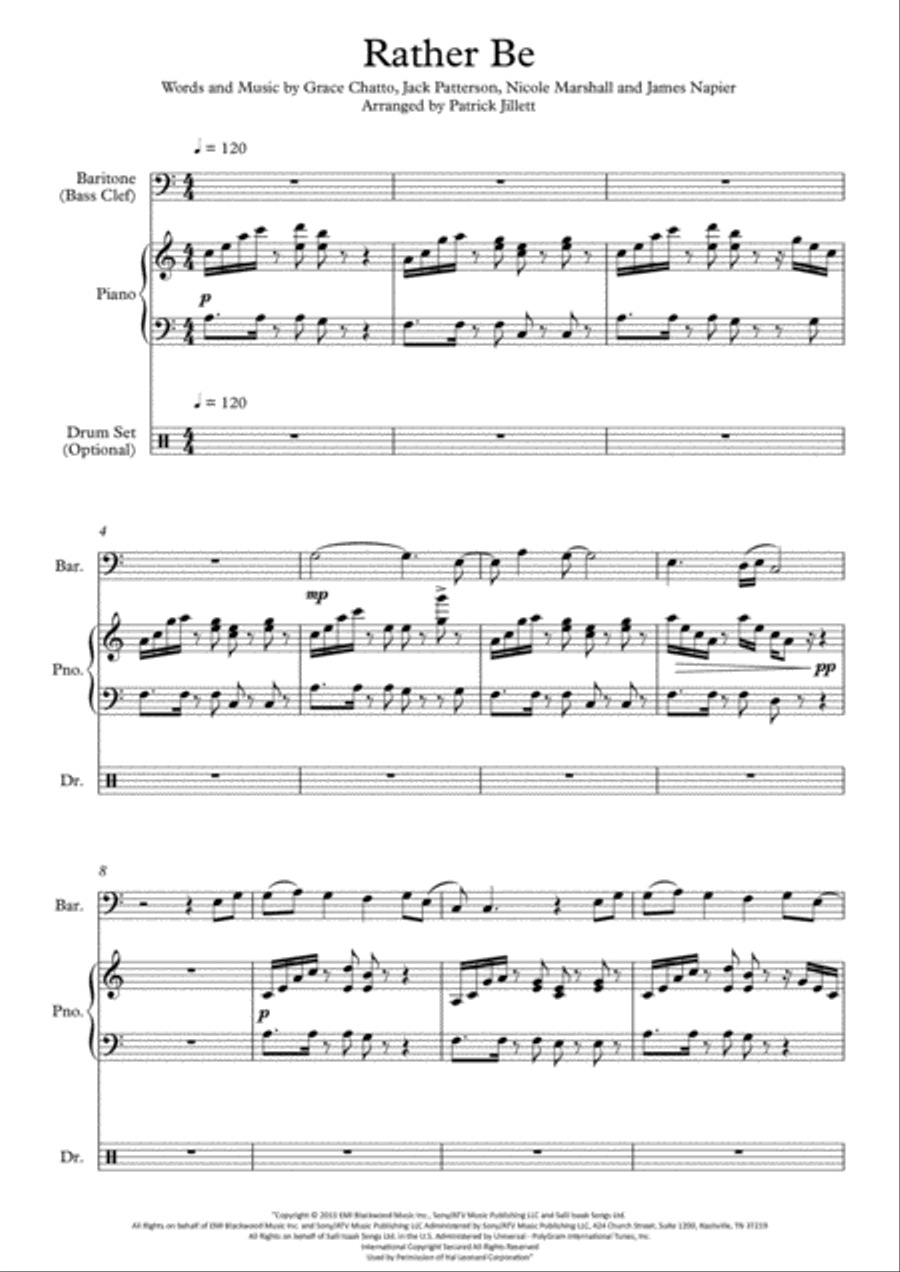 Rather Be Small Ensemble scores gallery preview page 3