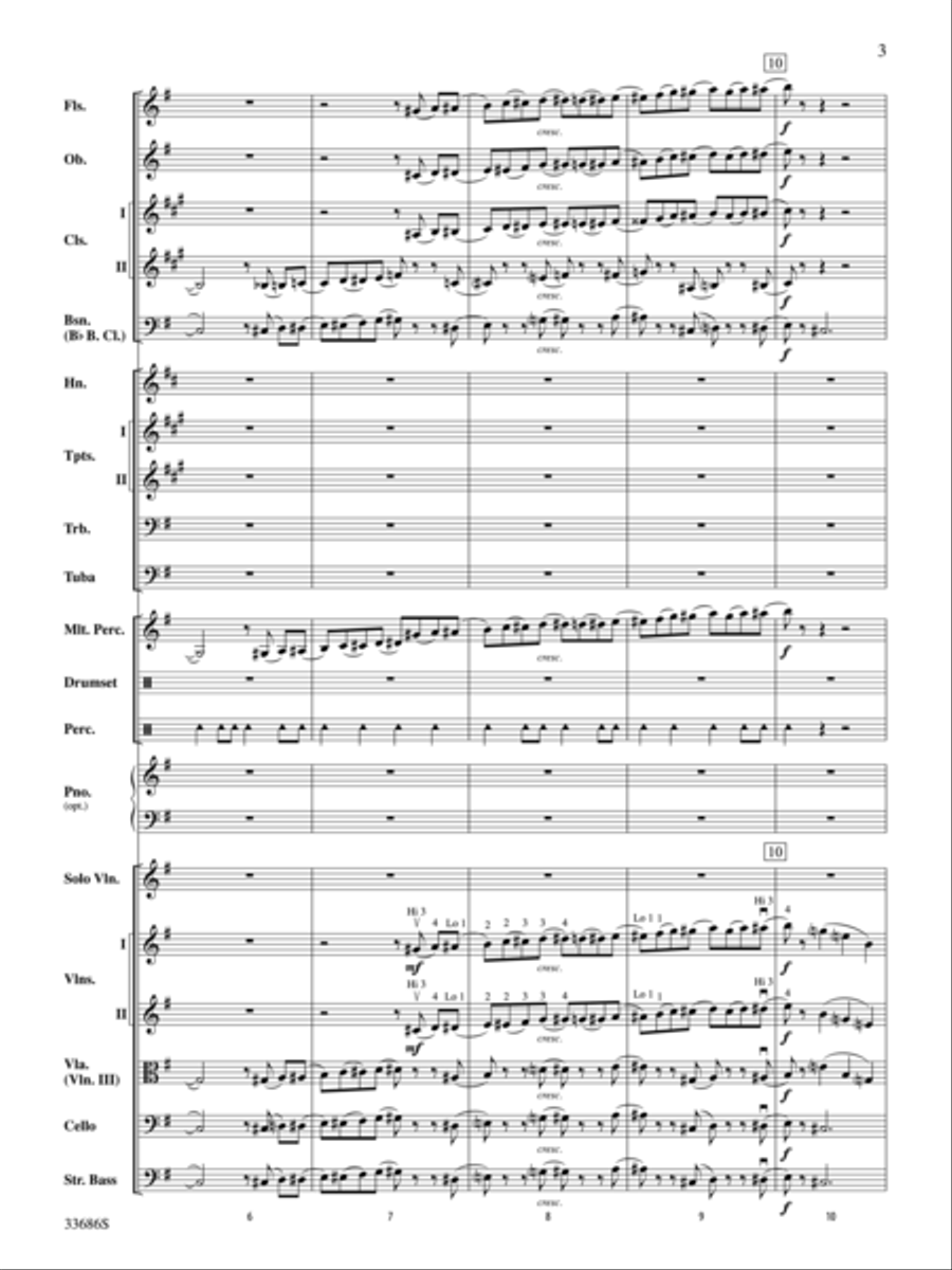 The Pink Panther The Pink Panther Full Orchestra scores gallery preview page 3