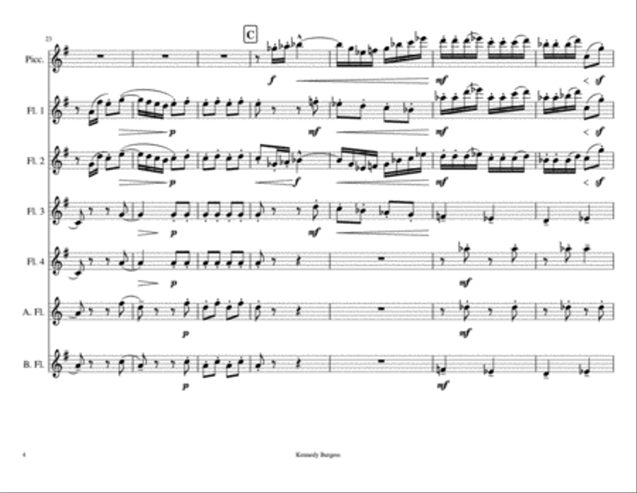 Minstrels Minstrels Woodwind Ensemble scores gallery preview page 4