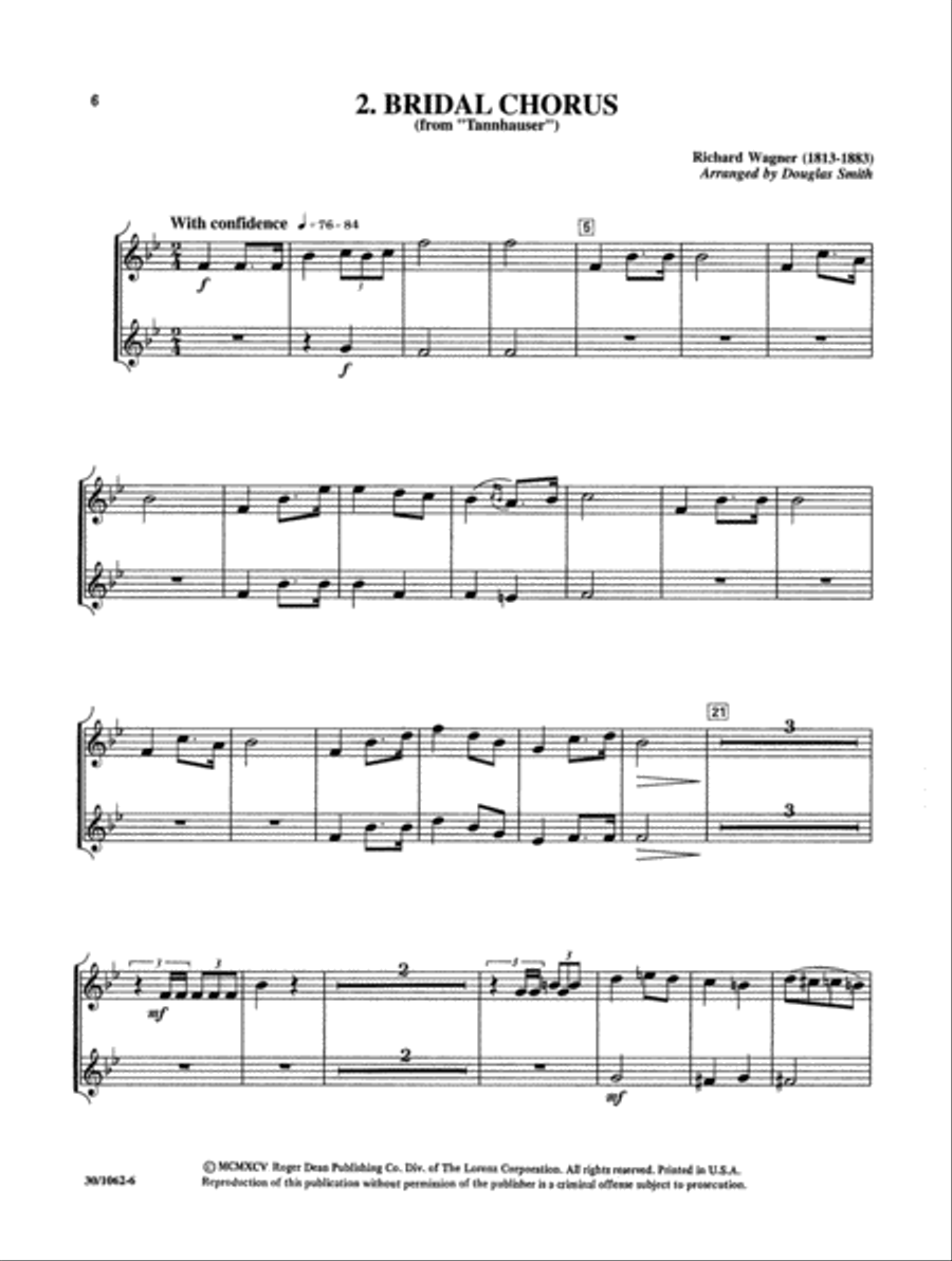 Classics for Trumpet and Keyboard - Trumpet Part Trumpet scores gallery preview page 6