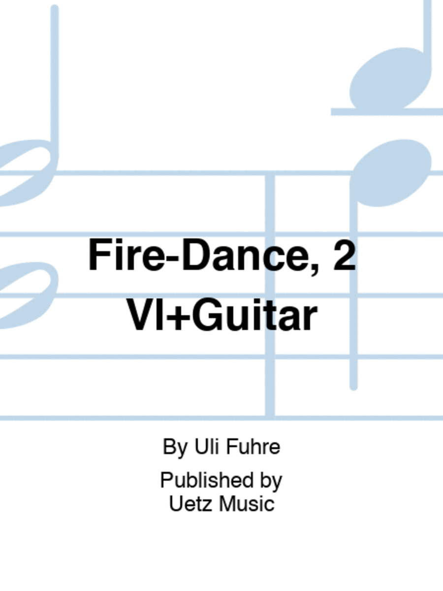 Fire-Dance, 2 Vl+Guitar Guitar scores gallery preview page 1
