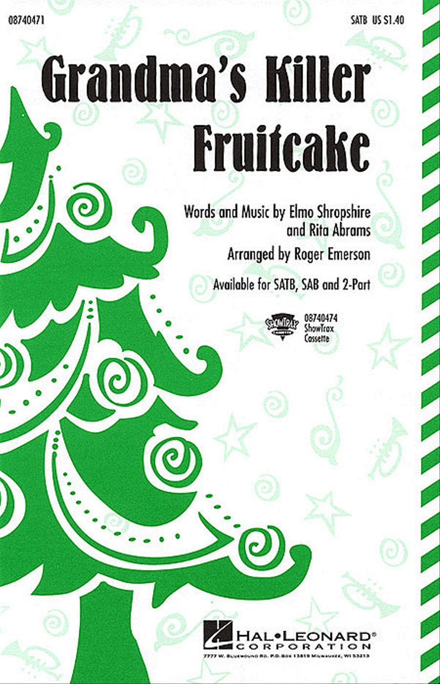 Grandma's Killer Fruitcake Choir scores gallery preview page 1
