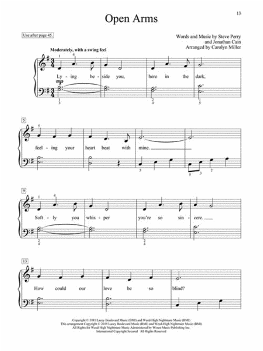 Popular Piano Solos – John Thompson's Adult Piano Course (Book 1) Piano Method scores gallery preview page 4