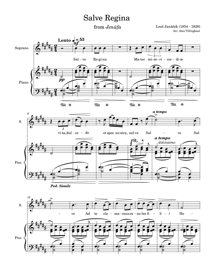 Salve Regina Voice scores gallery preview page 1