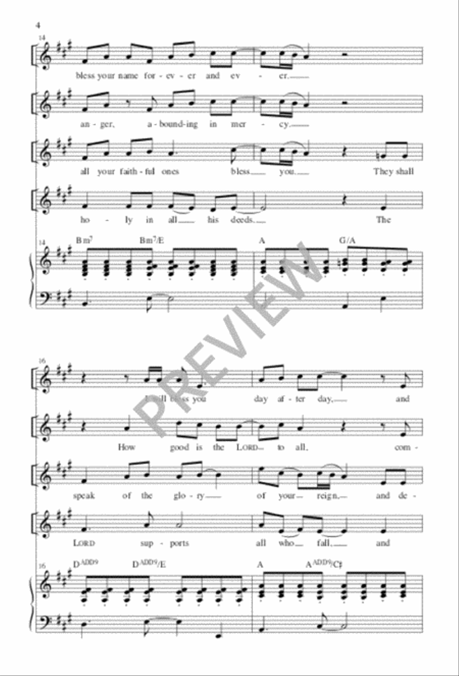 I Will Praise Your Name 2-Part scores gallery preview page 5