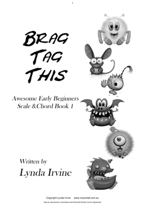 Brag Tag This Early Beginner Scale & Chord Book