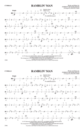 Ramblin' Man: Cymbals