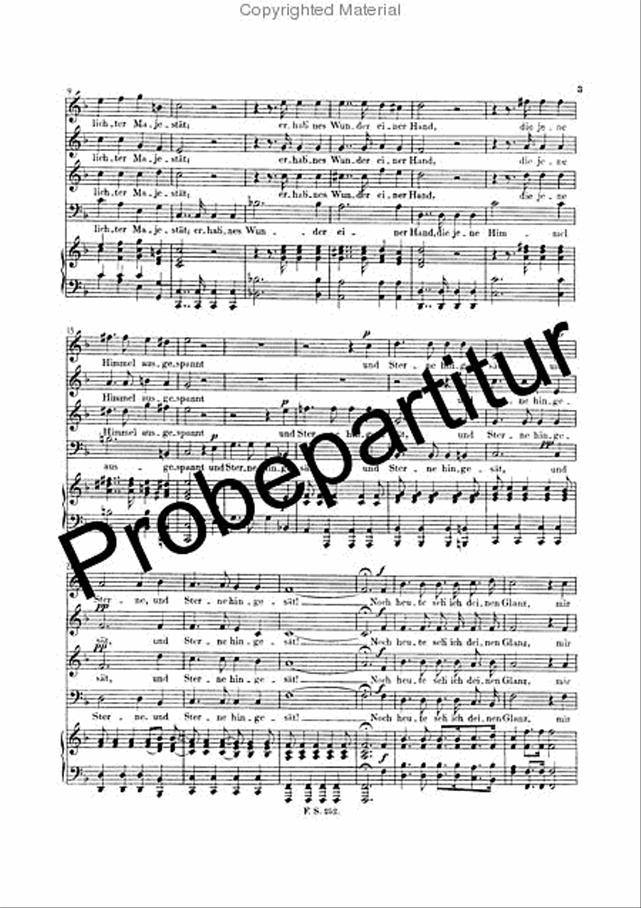 An die Sonne D 439 An die Sonne D 439 Choir scores gallery preview page 3