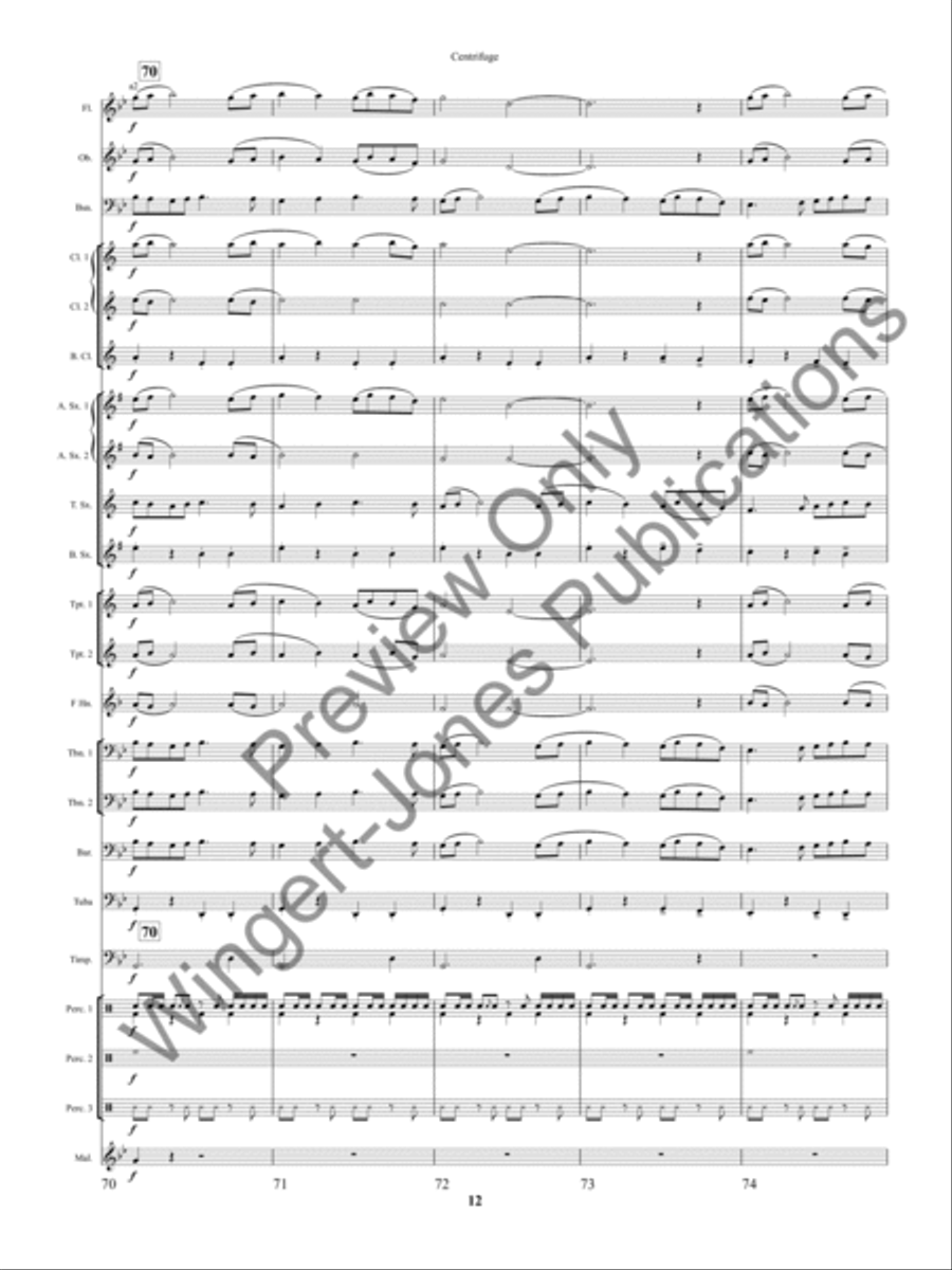 Centrifuge Centrifuge Concert Band scores gallery preview page 15