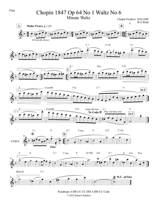 Chopin Minute Waltz Flute