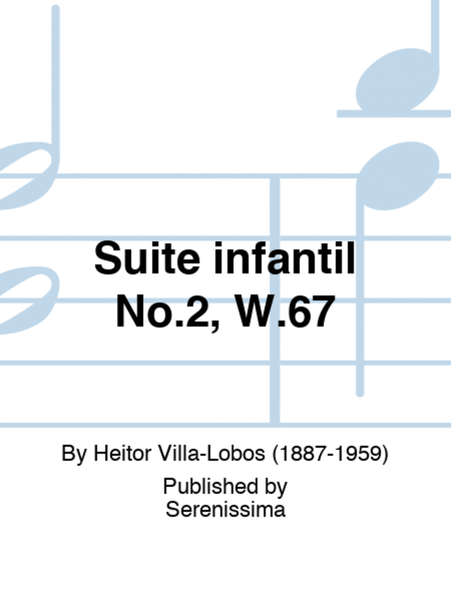 Suite infantil No.2, W.67 Piano scores gallery preview page 1