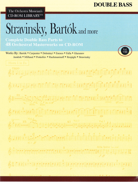 Stravinsky, Bartok and More - Vol. 8 (Double Bass)