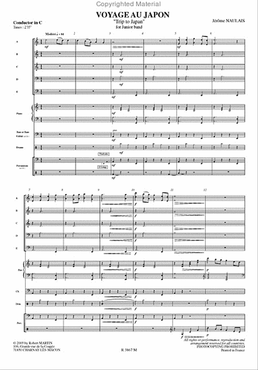 Voyage au Japon Voyage au Japon Orchestra scores gallery preview page 2