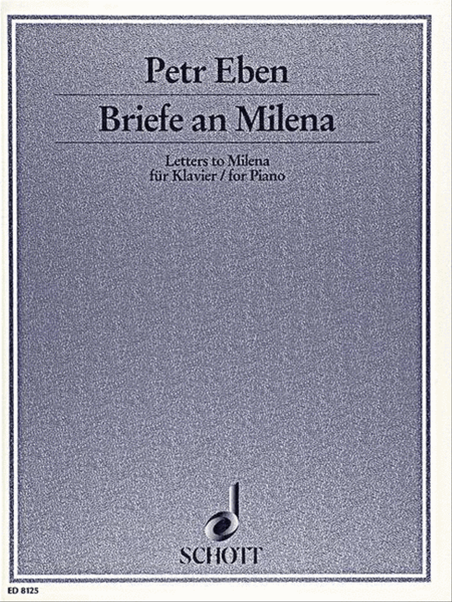 Letters to Milena Letters to Milena Piano Solo scores gallery preview page 1