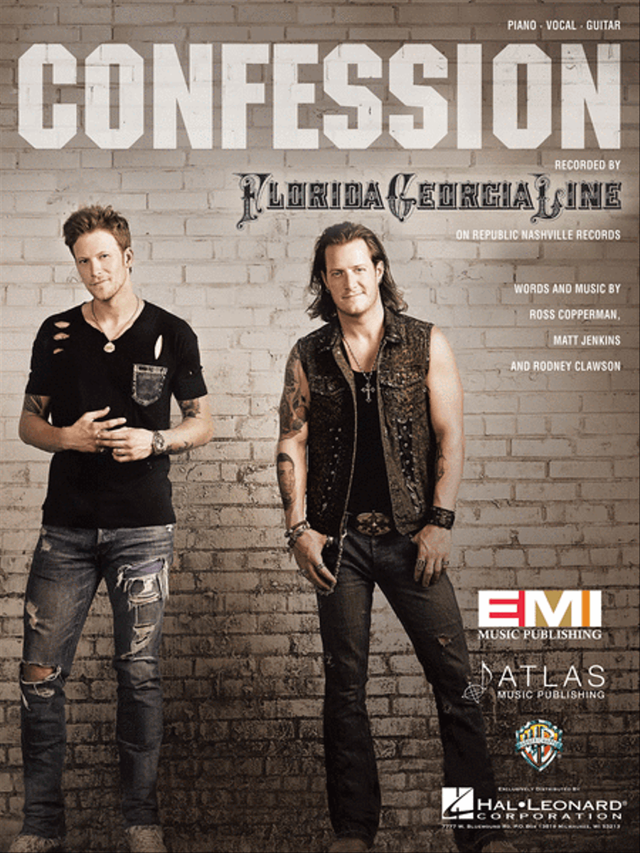 Confession Piano, Vocal, Guitar scores gallery preview page 1