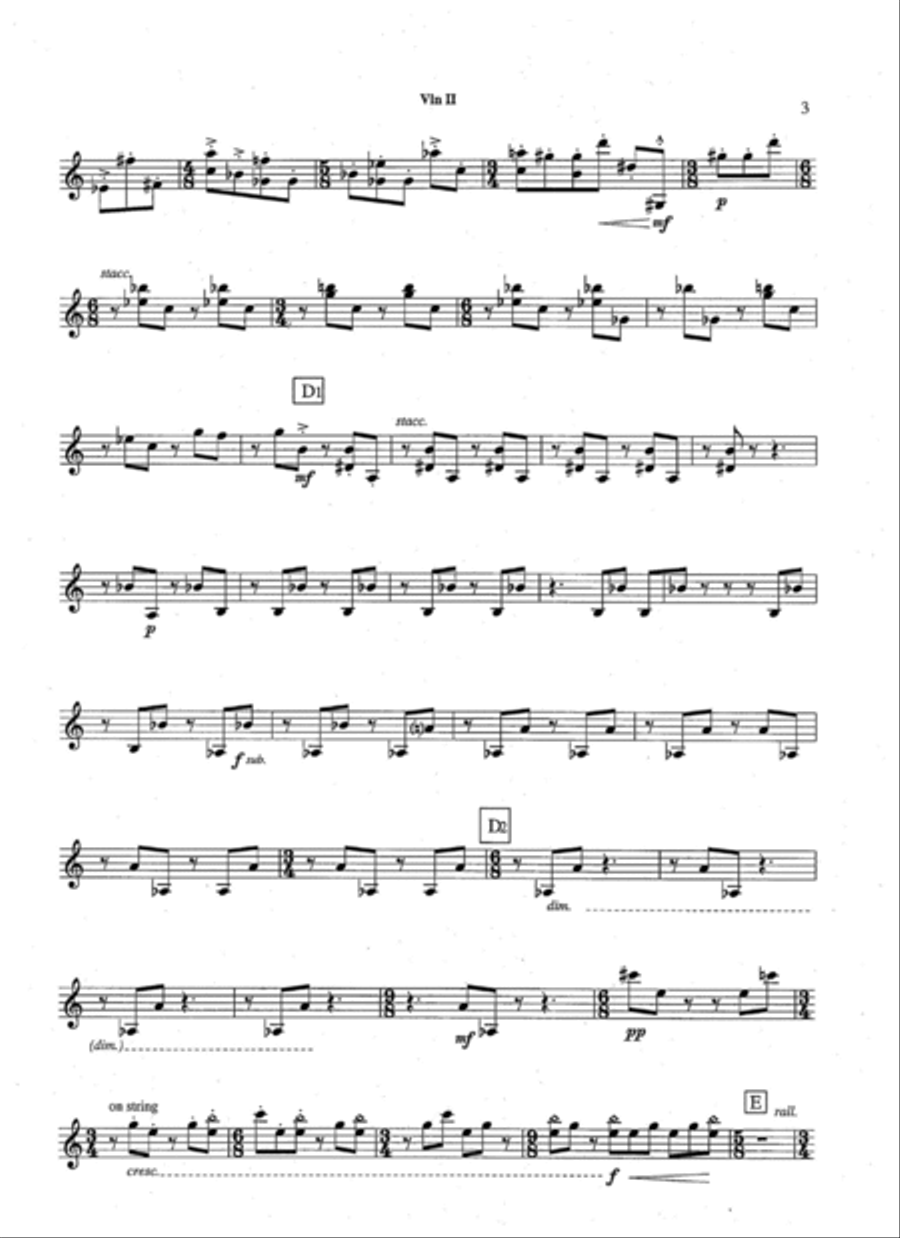 Moving Between String Quartet scores gallery preview page 6