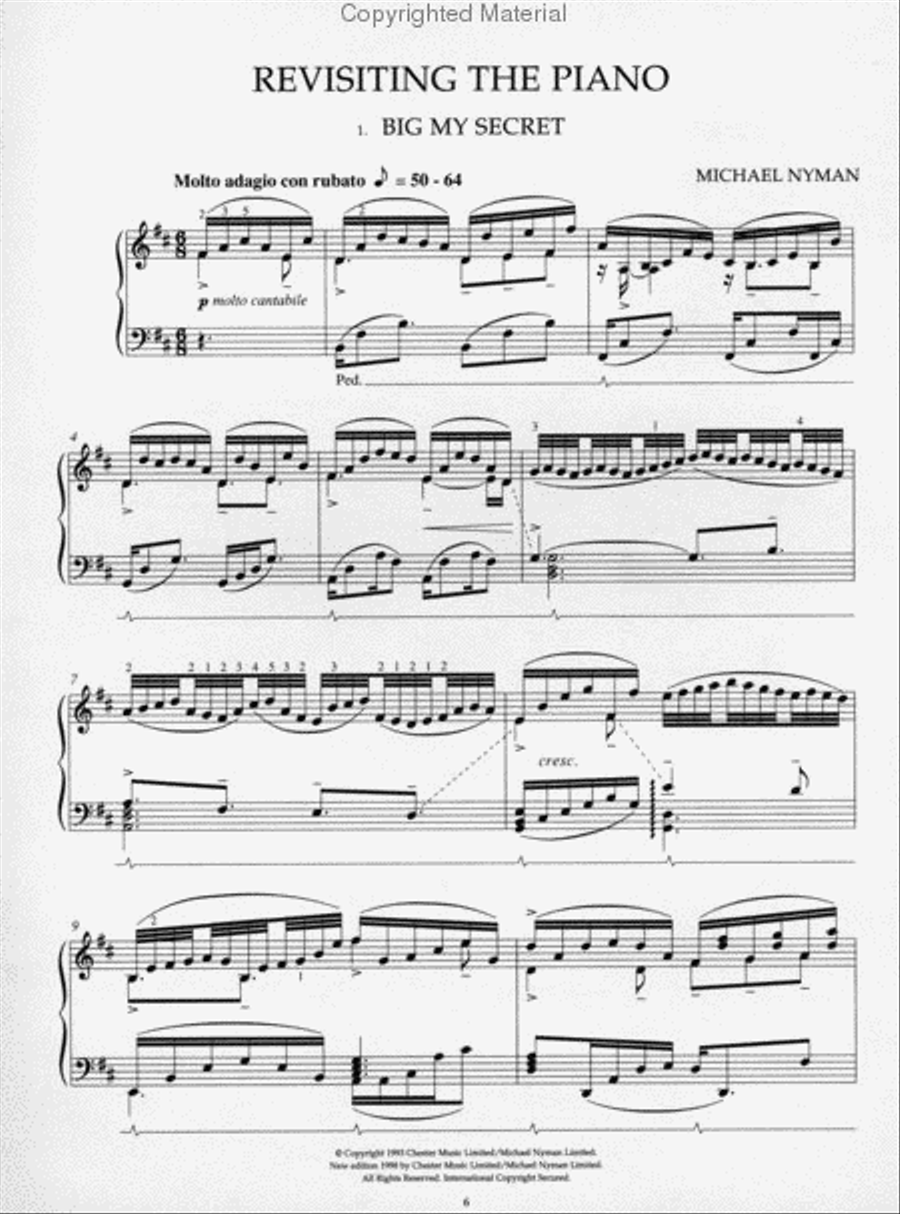 Revisiting The Piano Piano Solo scores gallery preview page 3