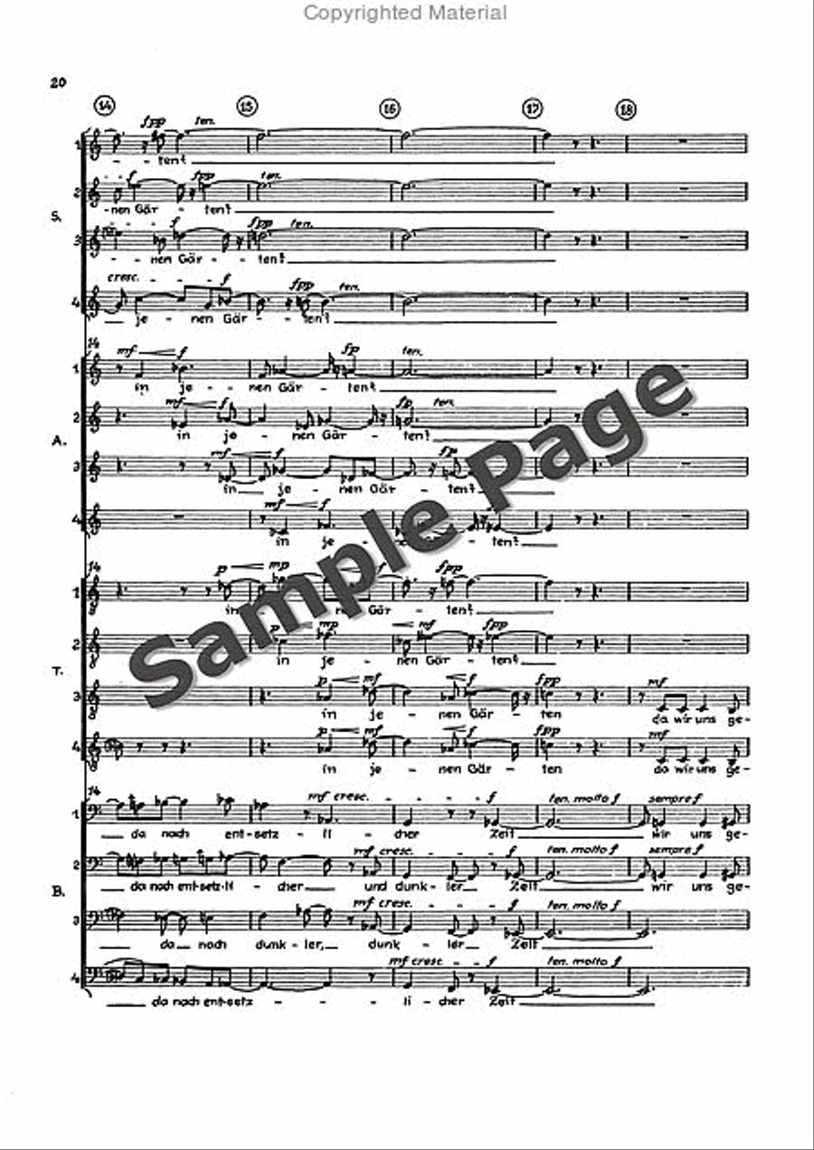 3 Phantasien 4-Part scores gallery preview page 21