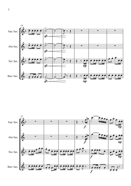 William Tell Overture - For Saxophone Quartet image number null
