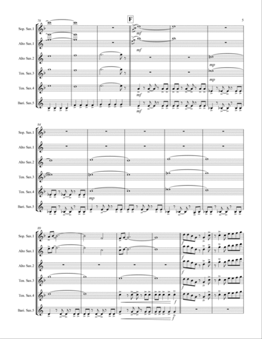 Take On Me Small Ensemble scores gallery preview page 6