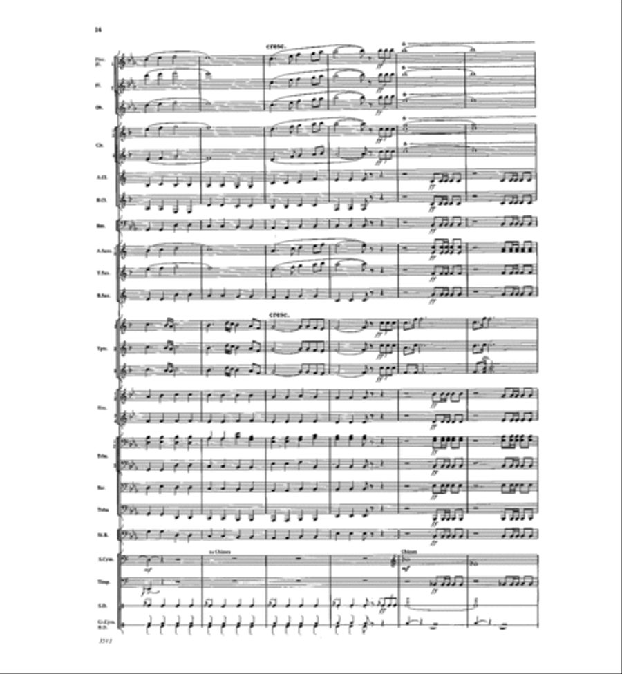Fanfare and Ceremony Fanfare and Ceremony Concert Band scores gallery preview page 13