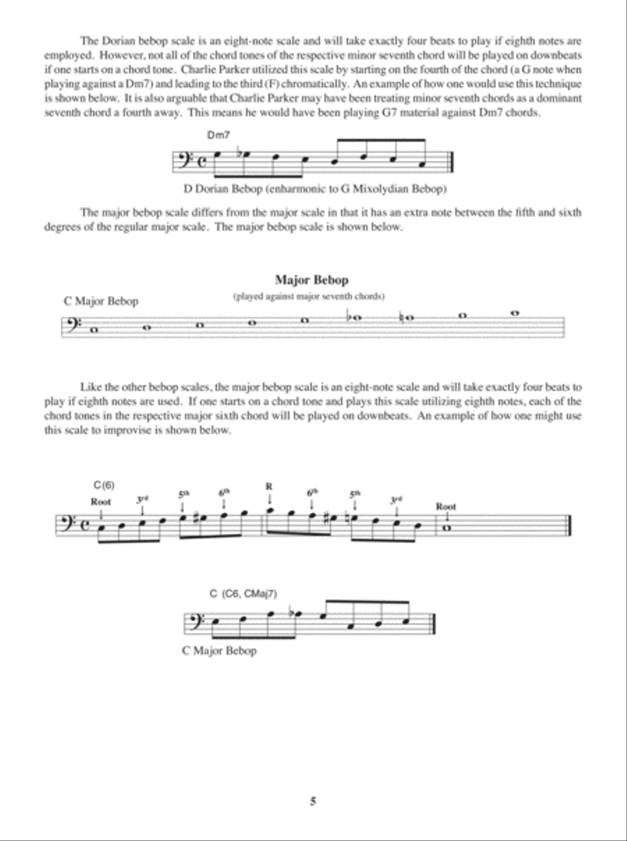 Essential Jazz Lines in the Style of Charlie Parker, Bass Edition Double Bass scores gallery preview page 6