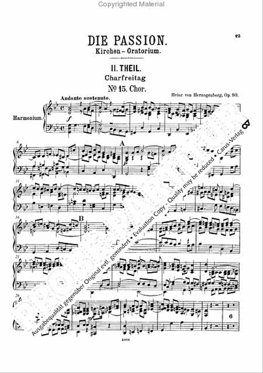 Die Passion Die Passion Harmonium scores gallery preview page 28