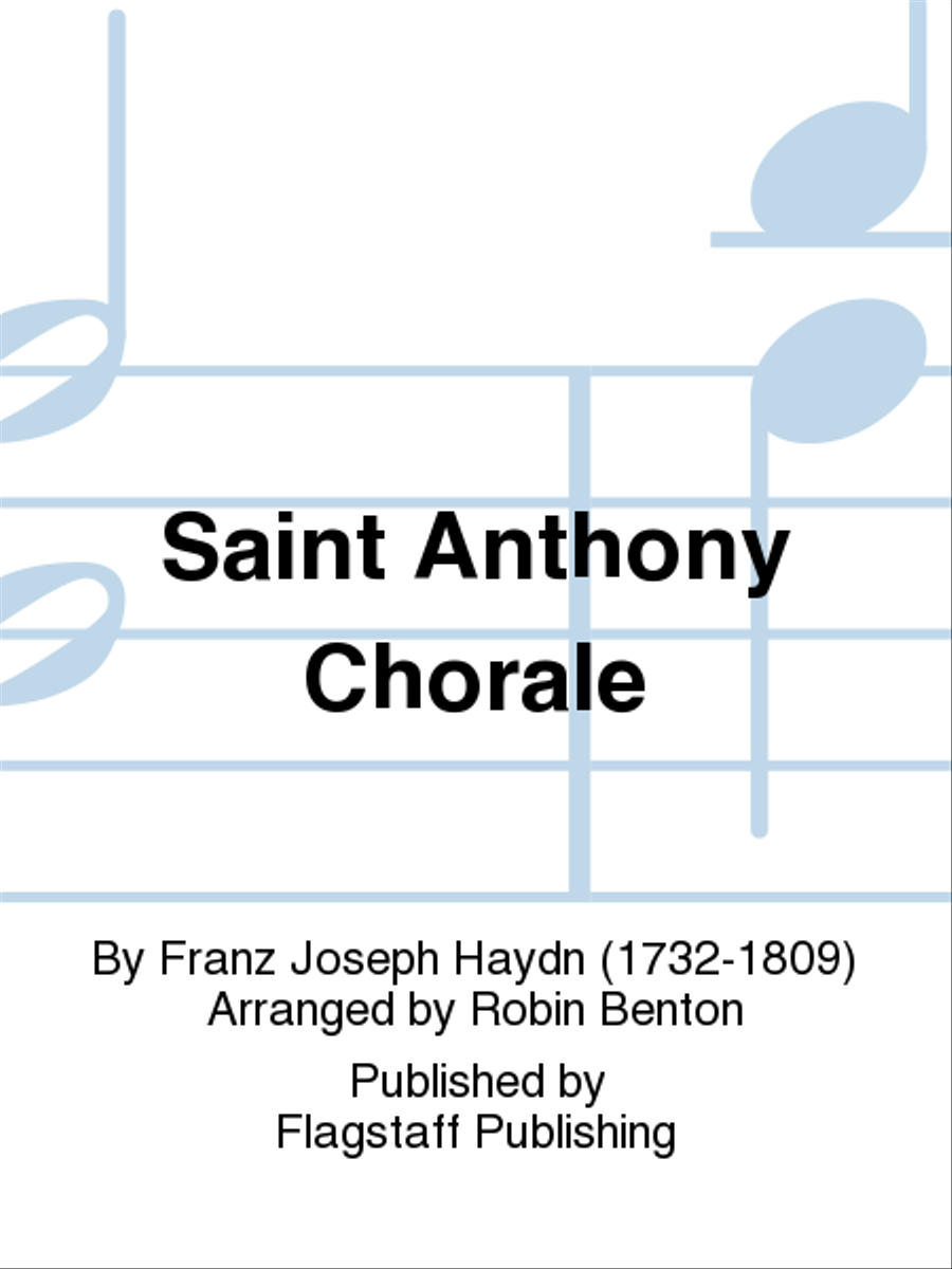 Saint Anthony Chorale 3-Octaves scores gallery preview page 1