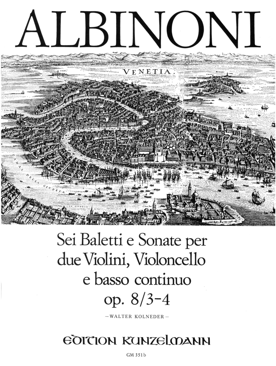 Balletti e Sonata a tre in 3 volumes Volume 2