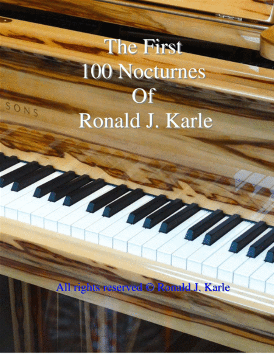 The First 100 Nocturne's of Ronald J. Karle Piano Method scores gallery preview page 1