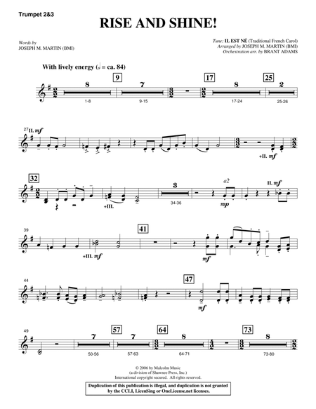 Rise And Shine! (from Ceremony Of Candles) - Bb Trumpet 2,3