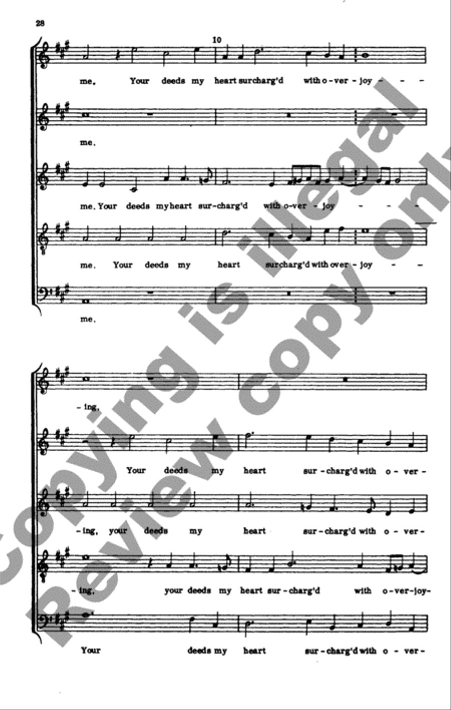 Invitation to Madrigals, Book 7 SSATB scores gallery preview page 18