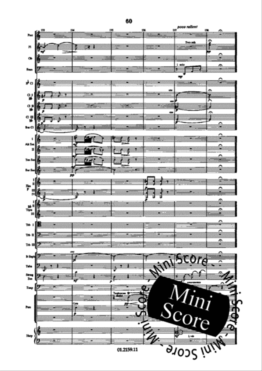 Dance Suite Concert Band scores gallery preview page 68