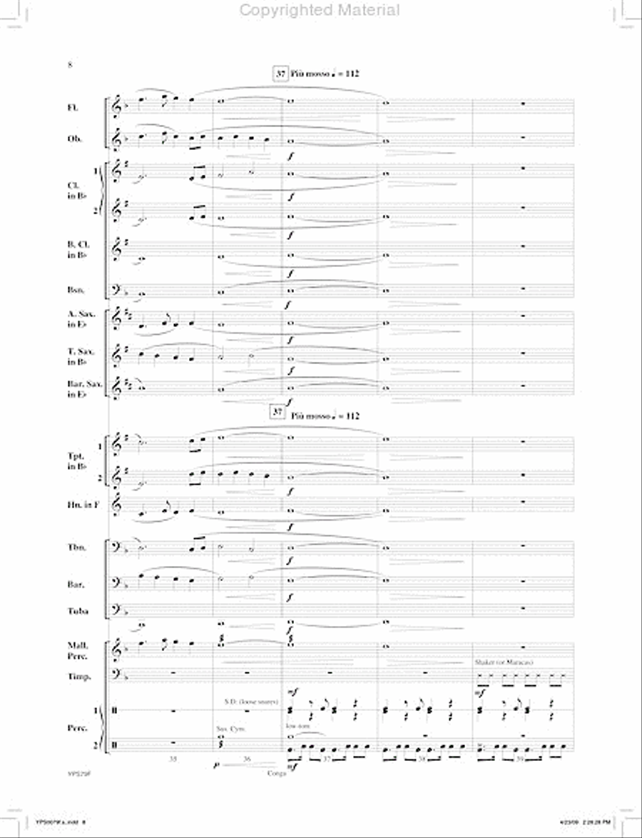 Whispering Pines Concert Band scores gallery preview page 9