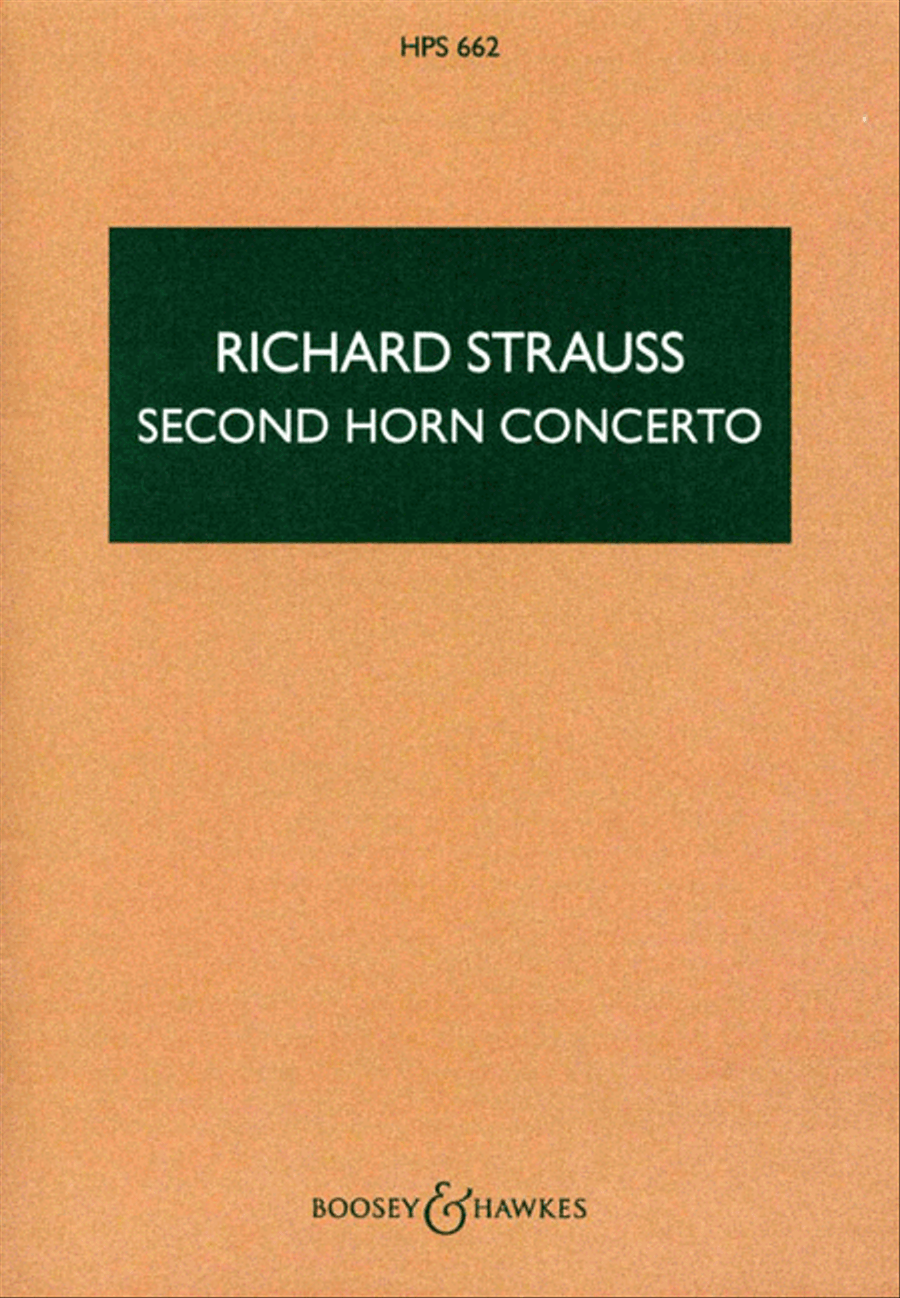 Horn Concerto No. 2 in Eb Major Orchestra scores gallery preview page 1