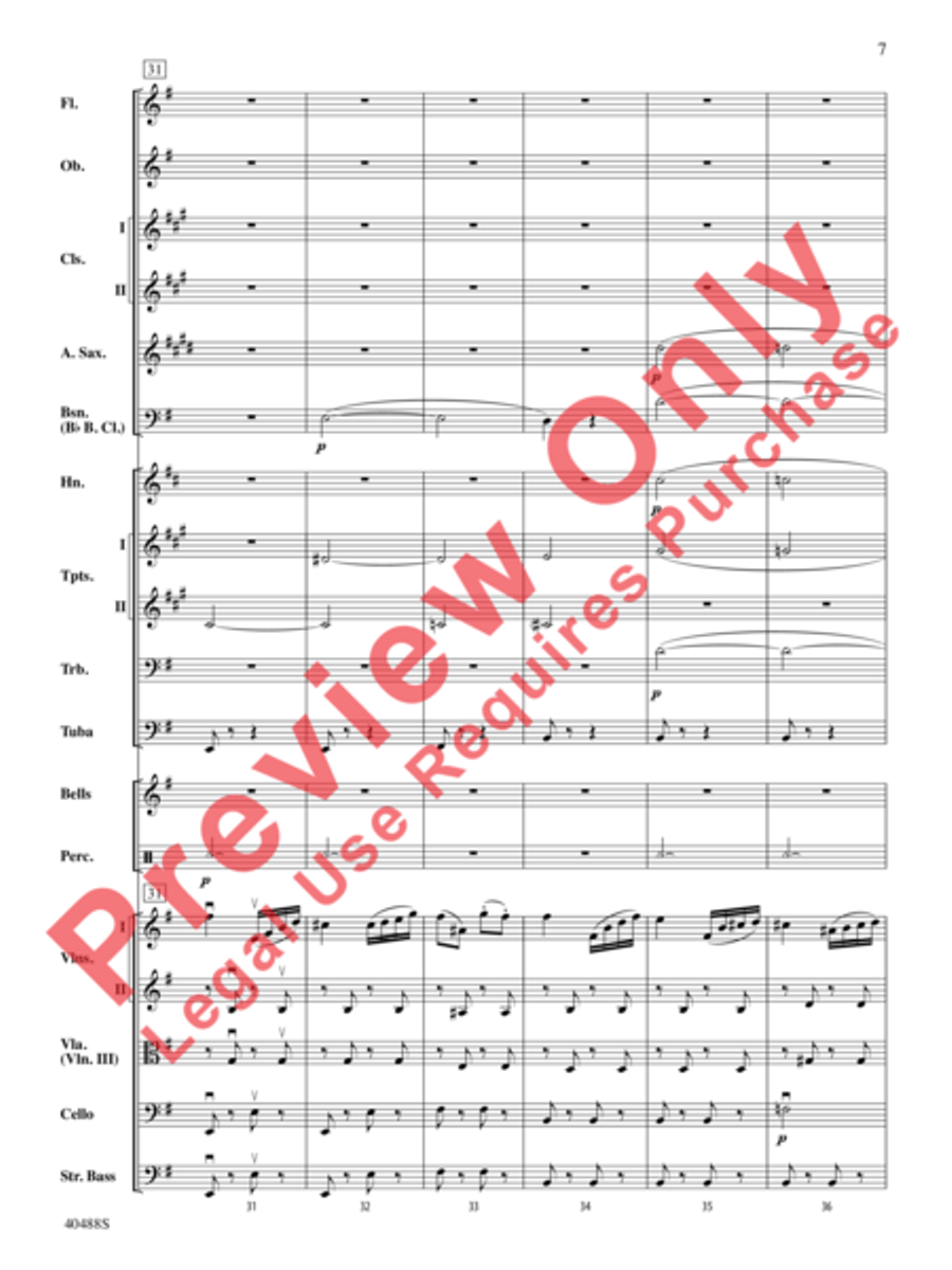 Overture to Die Fledermaus Full Orchestra scores gallery preview page 8