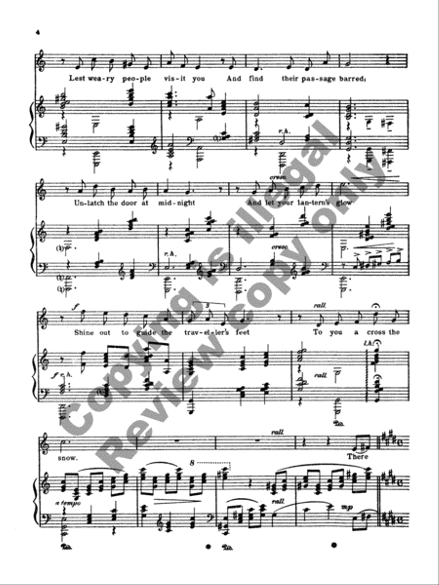 Christmas Eve Medium Voice scores gallery preview page 5