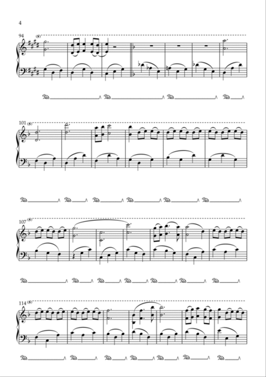 Le Vent, Le Cri Easy Piano scores gallery preview page 4