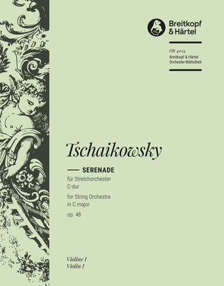 Book cover for Serenade in C major Op. 48
