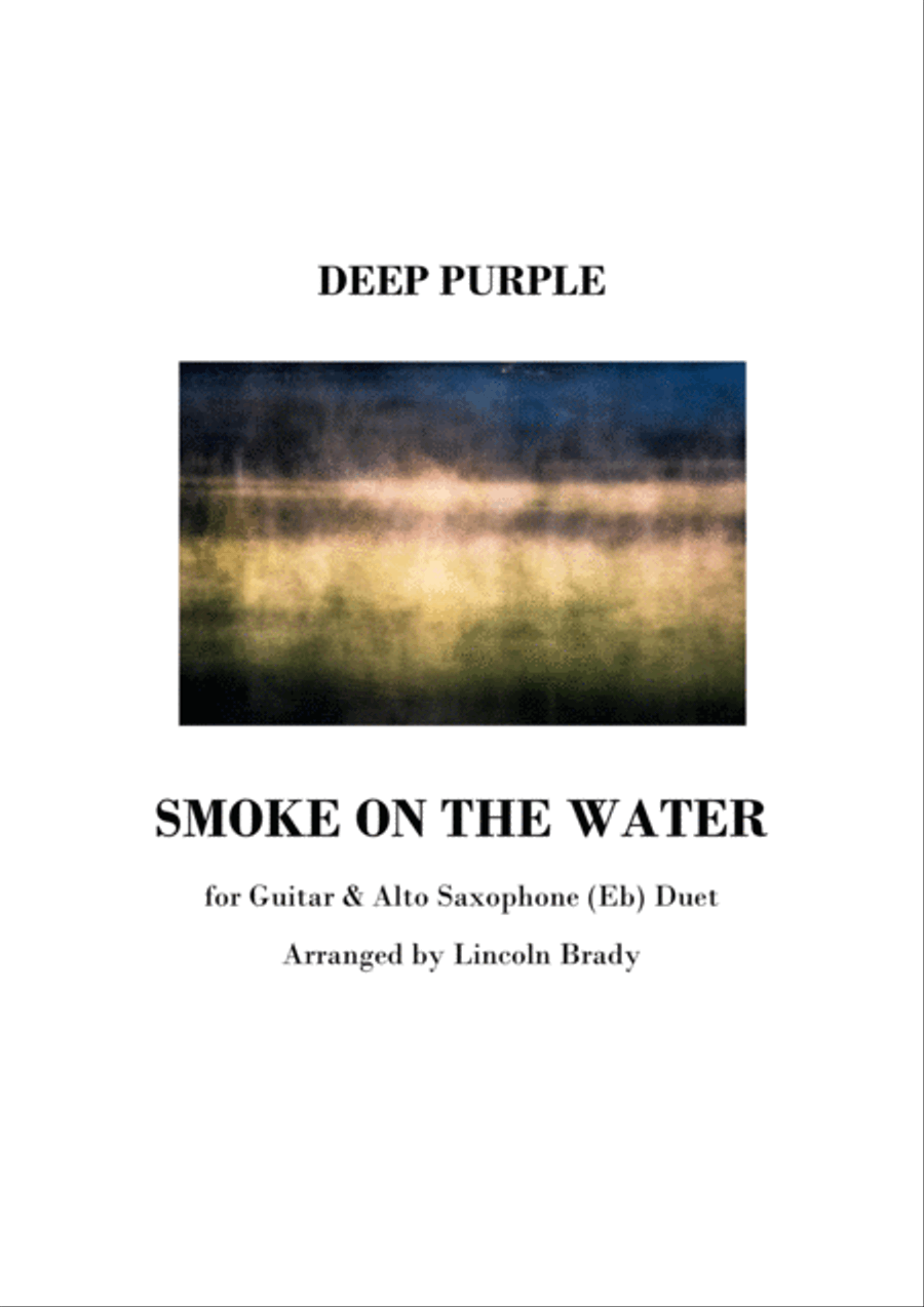 Smoke On The Water Alto Saxophone scores gallery preview page 1