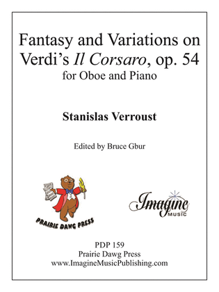 Book cover for Fantasy & Variations on Verdi's Il Corsaro Op 54