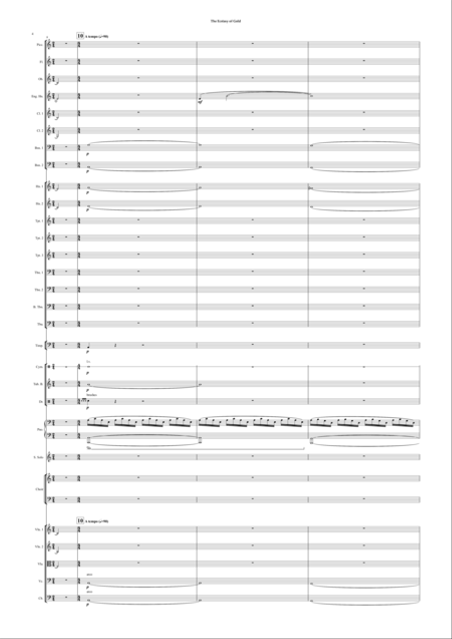 The Ecstasy Of Gold The Ecstasy Of Gold Full Orchestra scores gallery preview page 6