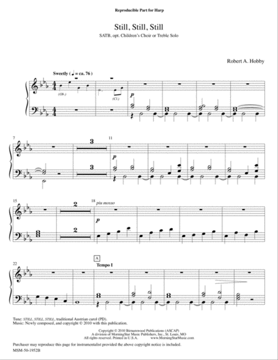 Still, Still, Still (Downloadable Orchestra Parts) Choir scores gallery preview page 6