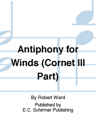 Antiphony for Winds (Cornet III Part)